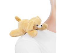 Zappi Co Shoulder Mates Dog Plush Magnet Stuffed Animal Toy, Fancy Dress Costume Accessories Shoulder Pals, Cute Plushies Gift Present for 3-8 Year Old Boys & Girls