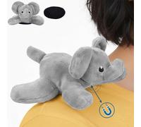 Zappi Co Shoulder Mates Elephant Plush Magnet Stuffed Animal Toy, Cute Plushies Gift for Toddlers & Children, Costume Accessory Shoulder Pals Kids Gifts