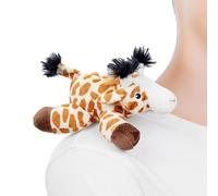 Zappi Co Shoulder Mates Giraffe Plush Magnet Stuffed Animal Toy, Fancy Dress Costume Accessory Shoulder Pals, Cute Plushies Gift for Children & Animal Lovers