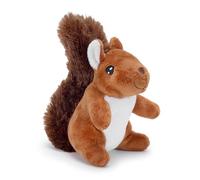 Zappi Co Squirrel Plush Toy (15cm) -100% Recycled Eco-Friendly Soft Cuddly Stuffed Animal for Newborn, Baby, Infant