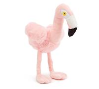 Zappi Co Ultra Soft Flamingo Plush Toy (20cm Length) - 100% Recycled, Eco-Friendly, Newborn Gift, Realistic Lifelike