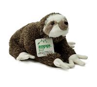 Zappi Co Ultra Soft Sloth Plush Toy (24.5cm Length) - 100% Recycled, Eco-Friendly, Newborn Gift, Realistic Lifelike