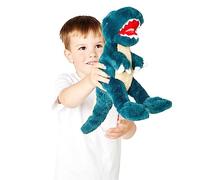 Zappi Co Ultra Soft T-Rex Dinosaur Plush Toy (28cm Length) - 100% Recycled, Eco-Friendly, Newborn Gift, Realistic Lifelike