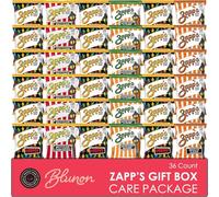 Zapp's Potato Chips Variety Pack - Kettle Cooked Bulk Assortment - Christmas Gift - Sampler Bulk Care Package Gift Box (36 Count)