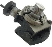 ZAPTON 4" (100 mm) Tilting Rotary Table for Milling Machines - Featuring Black Wrinkle Finish, 4-Slot Design, High Precision (36X1 Gear Ratio), Includes Boxford Adapter Thread 1-1/2" X 8 TPI