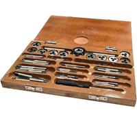 ZAPTON 47Pcs Metric Wrench Tap and Die Set O to 10 Ba Engineers Kit with Hard Box