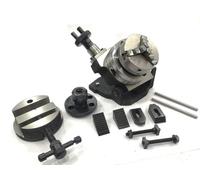 ZAPTON 80 mm 3 Jaw Self Centering Chuck with Back Plate (With 3"/ 80 mm Tilting Rotary Table)