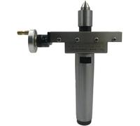 ZAPTON NEW IMPROVED TAPER TURNING ATTACHMENT WITH REVOLVING LIVE CENTER FOR LATHE MACHINE-METRIC (MORSE TAPER 4MT)