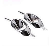 ZAPYVET 1 Pair Chrome Front Fog Lamp Light Cover Trim, for Chevrolet, for Chevy, for Cruze, 2009-2014 Fog Light Trim