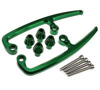 ZAPYVET 1 Set CNC Aluminum Motorcycle Passenger Rear Grab Bar Rear Seat 2017 2018 Rear Grab Bars Motorcycle Rear Grab Bar(Green)