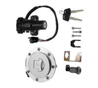 ZAPYVET 1 Set Motorcycle Ignition Switch Cylinder Fuel Gas Tank Cap Cover Lock, for Seat, Lock With 2 Keys, for CBR600F4i CBR1000RR CBR1100XX CBR600RR CBR900RR CBR929RR Motor Bike Ignition Starter Swi
