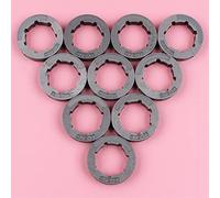 ZAPYVET 10pcs/lot Chain Sprocket Rim, for, for Husqvarna, for Homelite, for Echo, Chainsaw Spare Part 3/8 Pitch 7 Teeth Standard Spline ID 22mm Chainsaw Rim Sprocket
