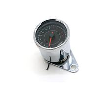ZAPYVET 12V 60mm Silver Black Motorcycle Speedometer Tachometer Odometer | Rev Counter 0-13000 RPM