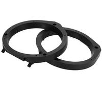 ZAPYVET 2 Pcs Speaker Spacer Ring Tweeter Adapter, for Civic, 2006-2011 Waterproof, for 6.5#39;#39; ABS Black Front Speaker Spacer Ring