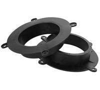 ZAPYVET 2 Set Speaker Spacer Ring Tweeter Adapter, for Mazda, CX-9 2016-2023 Waterproof, for 6.5#39;#39; ABS Black Front Speaker Spacer Ring