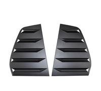ZAPYVET 2PCS Car Rear Window Shutter Cover Trim, for VW, for Golf 6, for 7, for .5 MK7 GTI GTD R MODELS Louver Side Vent Car Louver Cover(Matte Black 6)