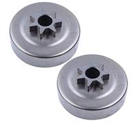 ZAPYVET 2Pcs Lot 325 7T Clutch Drum Sprocket Kit, for, MS170 MS180 MS210 MS230 MS250 017 018 021 023 025 Chainsaw Lawn Mower Clutch Kit
