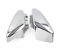 ZAPYVET 2PCS Panel Battery Cover Motorcycle Fairing Battery Side Fairing Covers Chrome Protection Decor Boulevard M109R /Intruder M1800R/VZR1800 Boss 2006-2022 Motorcycle Battery Cover