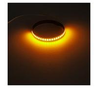 ZAPYVET 2Pcs Universal Motorcycle Turn Signal Light 12V LIGHT Strip Light Lamp, For Harley, 45m-70mm Amber Red White Blue Motorcycle Turn Signal Light(Yellow)