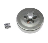 ZAPYVET 3/8"-6T Clutch Drum, for Oleo-Mac 936 937 940 941 941C GS41 GS45 GS370 GS410C GS410CX GS440 GS940 Dynamac DY36 DY37 DY40 50050136 Chainsaw Clutch Cover