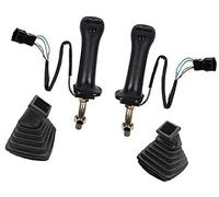 ZAPYVET 3 Buttons Excavator Joystick Assy Handle Gears with Dust Cover, for DAEWOO, DoosR2 Doosan DH DX150 225 300 370-9C Excavator Joystick