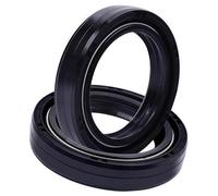 ZAPYVET 35x47x10.5 Front, fork Suspension Damper Oil Seal Dust Cover, for CAGIVA, ELEFANT ALL VERSIONS 125 ELEFANT TRE ELEFANT 200 Motorcycle Fork Seal Cover(2x oil seal 2x cover)