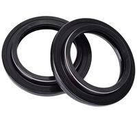 ZAPYVET 35x47x10.5 Front, fork Suspension Damper Oil Seal Dust Cover, for Gilera, TRIAL 125 / ARIZONA 200 RUNNER VXR 200 RX200 RX 200 Motorcycle Fork Seal Cover(2x cover)