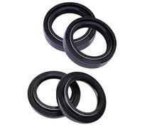 ZAPYVET 35x47x10.5 Front, fork Suspension Damper Oil Seal Dust Cover, for GUZZI, 750 SPORT V7 CAFE' CLASSIC 750 850 LE MANS IIIIII Motorcycle Fork Seal Cover(2x oil seal 2x cover)
