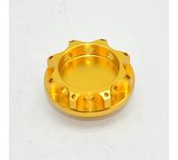 ZAPYVET 37mm Car Styling Oil Filter Cap Fuel Tank Cover Accessories Aluminum Car Styling Fuel Tank Cap(Gold)