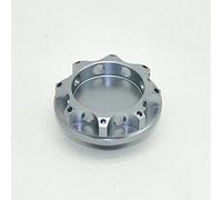 ZAPYVET 37mm Car Styling Oil Filter Cap Fuel Tank Cover Accessories Aluminum Car Styling Fuel Tank Cap(Grey)