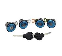 ZAPYVET 4 Door Lock Barrel Set Front Rear O/S N/S, for Citroen
