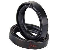 ZAPYVET 43x55x11 Front, fork Suspension Damper Oil Seal Dust Cover, for GUZZI, V 11 CAFE SPORT 1064 / V 11 LE MANS ROSSO CORSA 1064 Motorcycle Fork Seal Cover(2pcs Oil Seal)