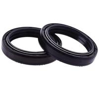ZAPYVET 43x55x9.5/10.5 Front, fork Suspension Damper Oil Seal Dust Cover, BT1100 BULLDOG BT 1100 V MAX VMAX VMAX 1200 Motorcycle Fork Seal Cover(2pcs oil seal)