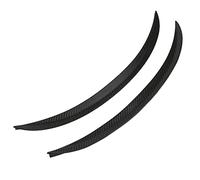 ZAPYVET 44cm/17.5”Carbon Fiber Wheel Eyebrow Arch Fender Flares Cover Trim Mudguards Protective Lip Strips Mud Flaps Universal Car Part Car Mud Flaps(2pcs-17.5)