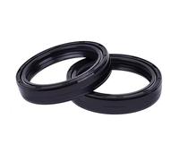 ZAPYVET 47x58x11 Motor Bike Front, fork Suspension Damper Oil Seal Dust Cover, H CR250 CR250R 2Stroke 2007 NSR500 NSR Motorcycle Fork Seal Cover(8pcs seal 8pc cover)