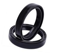 ZAPYVET 47x58x11 Motor Bike Front, fork Suspension Damper Oil Seal Dust Cover, H CR250 CR250R 2Stroke 2007 NSR500 NSR Motorcycle Fork Seal Cover(2pcs seal 2pc cover)