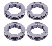 ZAPYVET 4pcs/lot 250" 9T 19mm Sprocket Rim Kit, for, for Husqvarna, for Poulan, Small Spline for Oregon 18250 Chainsaw Parts Chainsaw Rim Sprocket