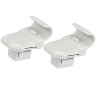 ZAPYVET 4pcs Sun Visor Support Clip Retainer No.LC6269261B77, for Mazda, 3 Dashboard Visor Securing Clip(BLACK 2)