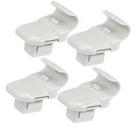 ZAPYVET 4pcs Sun Visor Support Clip Retainer No.LC6269261B77, for Mazda, 3 Dashboard Visor Securing Clip(BLACK 4)