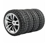 ZAPYVET 4pcs Wheel Tires Insert Sponge, for HSP, 1/10 1:10 On-Road Car RC Rim02-8006 Rc Racing Wheel Set(Rim02S-8006)