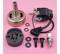 ZAPYVET 9 Tooth Clutch Drum Ignition Coil Bolt Washer Kit GX25 GX 25 4 Stroke Lawn Mower Engine Spare Replace Part Lawn Mower Clutch Kit
