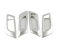 ZAPYVET ABS Chrome Interior Inner Door Handle Bowl Cover Trims, for 2015 2016 Outback Car Sticker Car Styling Car Door Handle Trim