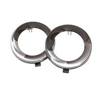 ZAPYVET ABS Front Fog Light Lamp Bumper Grille Cover Trim, for Subaru, for Forester, 2008 2009 2010 2011 2012 Chrome Fog Light Trim