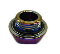ZAPYVET Billet Aluminum Engine Valve Cover Oil Filler Cap, for Camry, for Corolla, for RAV4, Highlander Oil Tank Cover Caps Fuel Tank Cap(Rainbow)
