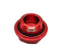 ZAPYVET Billet Aluminum Engine Valve Cover Oil Filler Cap, for Camry, for Corolla, for RAV4, Highlander Oil Tank Cover Caps Fuel Tank Cap(RED)