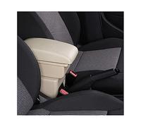 ZAPYVET Car Accessories, for ford, for Fiesta, 2011-2018 Car Armrest Box Centre Console Storage BoxCar Armrests Car Armrest(BLACK B4 Beige 3usb)