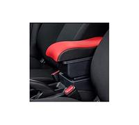 ZAPYVET Car Armrest Box Double Layer With USB, for Splash Center Console Storage Box Decoration Interior Car Armrest(BLACK A5 No USB)