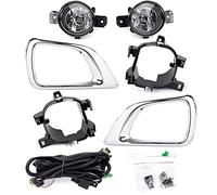 ZAPYVET Car Front Bumper Fog Lamps, for NISSAN, Navara Frontier NP300 2015 2016 2017 2018 2019 LED Daytime Running Lights DRL Accessories Fog Lamp Car Fog Light Assembly