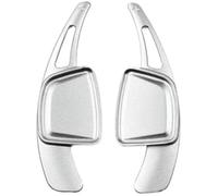 ZAPYVET car Gear Paddle Trim Paddle Shifter Cover Extensions, for A1, for A7, for S7 D5, for A6, for S6 C8, for S8, for A8 E-tron for Quattro Allroades Avant, for Car(Silver)