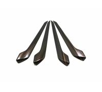 ZAPYVET Car Inner Door Handle Armrest Decoration Strip Cover Trims, for RAV4, RAV 4 2019 2020 Car Styling Mouldings Accssories 4pcs Car Door Handle Trim(Black Wood Colour)